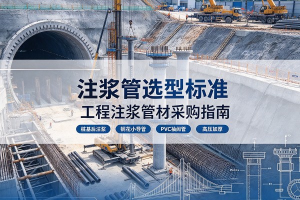 乌达注浆管选型标准