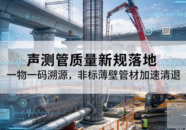乌达声测管质量新规落地，一物一码溯源，非标薄壁管材加速清退